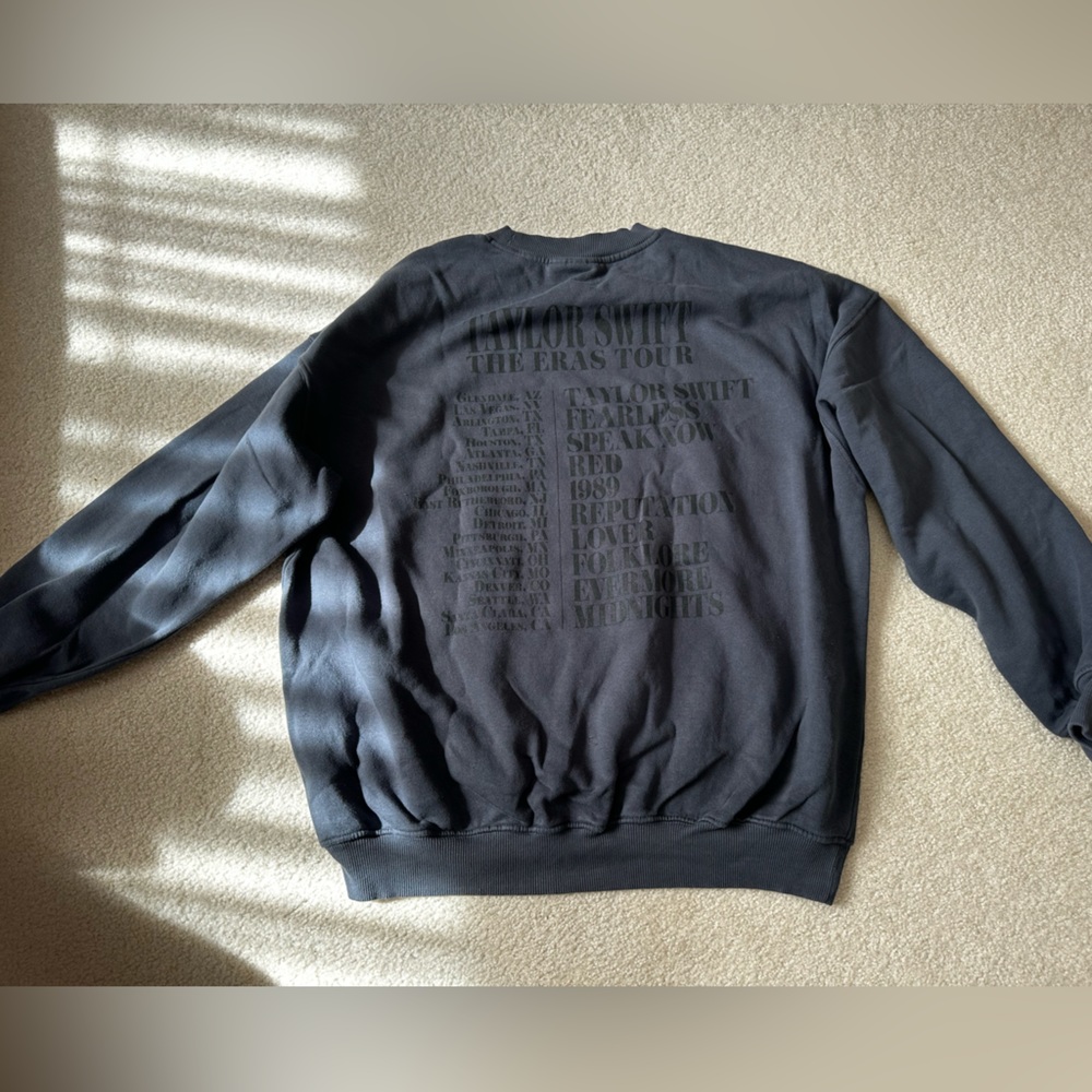 Taylor Swift eras tour crewneck sweatshirt (official merchandise)